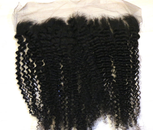 Glorious Kinky Curly Frontal - Trendy Tresses