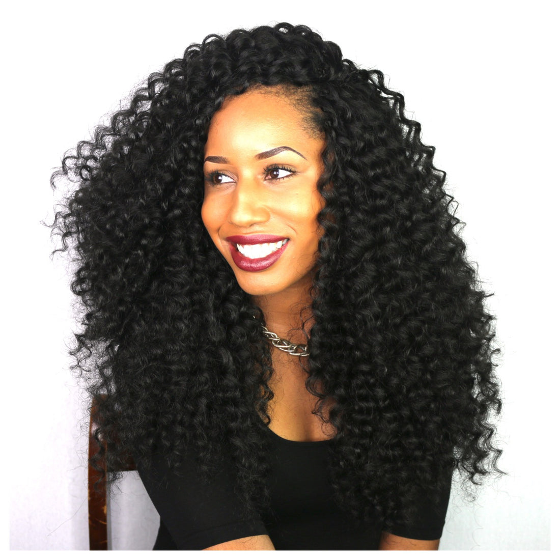 Learn how to install our Nubian curls at a long length - no tangling!