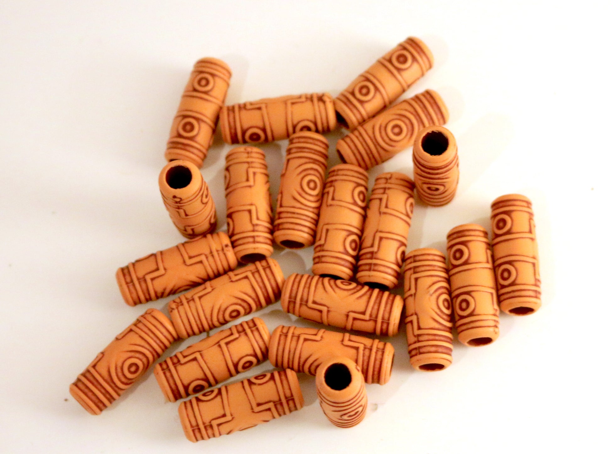 Tribal wooden Beads - Trendy Tresses